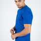 Mens Rooster Chest Embroidery Royal Blue T-shirt