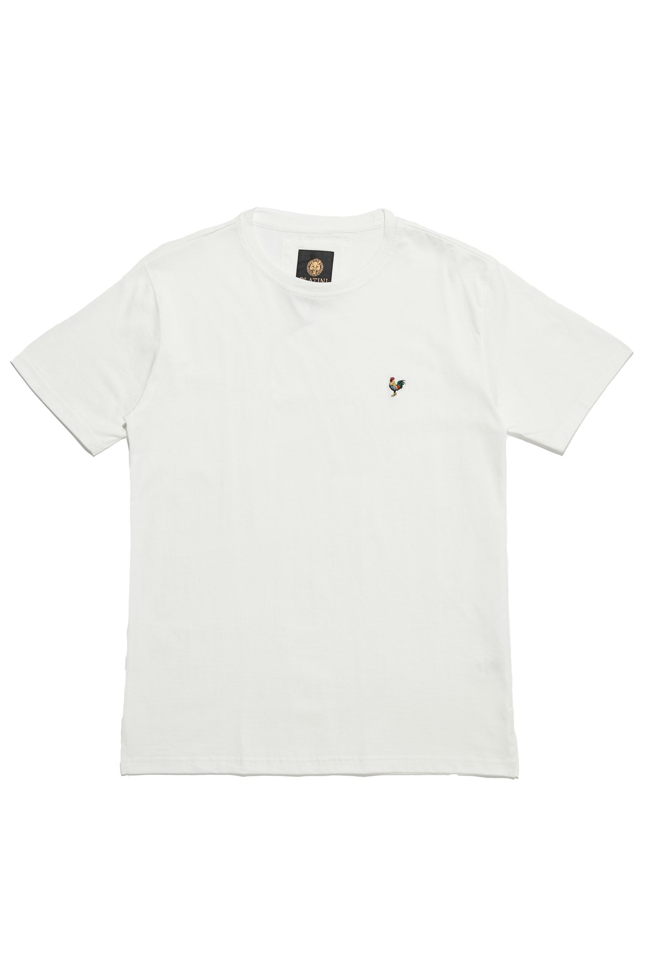 Mens Modern Fit Premium Cotton Rooster Logo T-Shirt