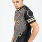 Men's Cotton Black Rhinestone T-shirt