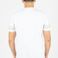 Men's Cotton White Rhinestone T-shirt
