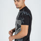 Men's Cotton Black Rhinestone T-shirt