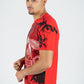 Men's Cotton Red Rhinestone T-shirt