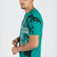 Men's Cotton Teal Rhinestone T-shirt