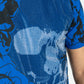 Men's Cotton Royal Blue Rhinestone T-shirt
