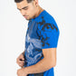 Men's Cotton Royal Blue Rhinestone T-shirt