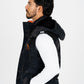 Men's Navy Army Print Padded Hooded Vest w/ Faux Fur Lining hi