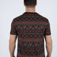 black aztec print tee back platini