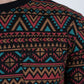 black aztec print tee detail platini