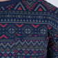 navy aztec print tee detail platini