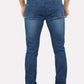 denim blue slim stretch jean men cruz platini back