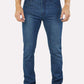 denim blue slim stretch jean men cruz platini front
