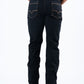 jetblack boot cut jean men holt platini back