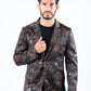red double button floral print blazer men platini lifestyle