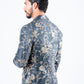 navy double button floral print blazer men platini lifestyle