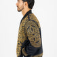 black rhinestone bomber jacket platini detail