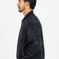 black ii rhinestone bomber jacket platini detail