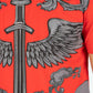 orange rhinestone sword wings tee side platini
