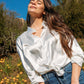 white sinclair satin shirt men platini front
